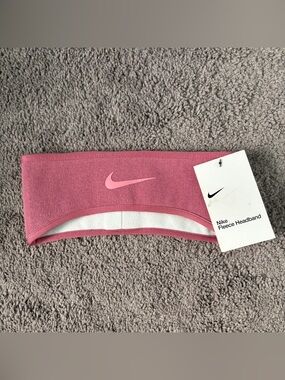 Nike Pink Fleece Headband